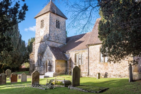 A view of the church